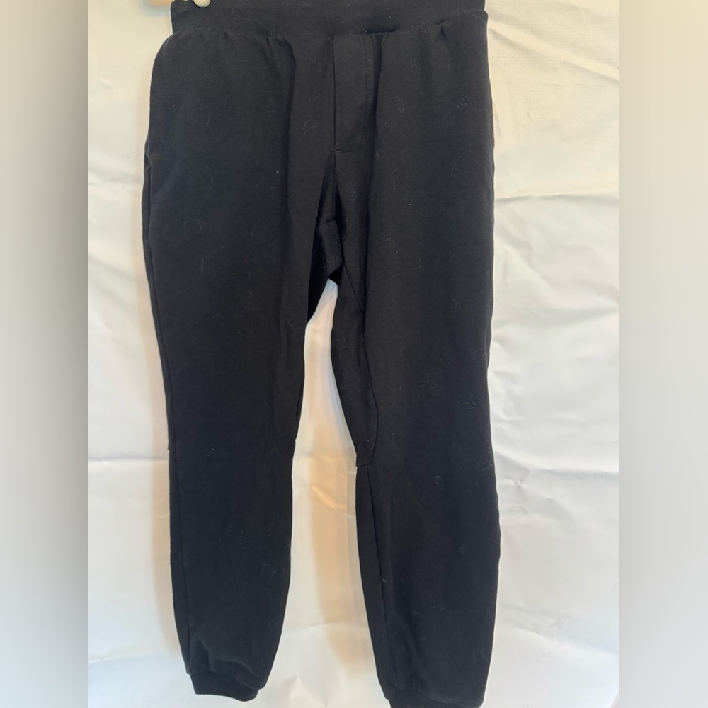 GAP Black Joggers with Elastic Waistband and Tapered Ankles